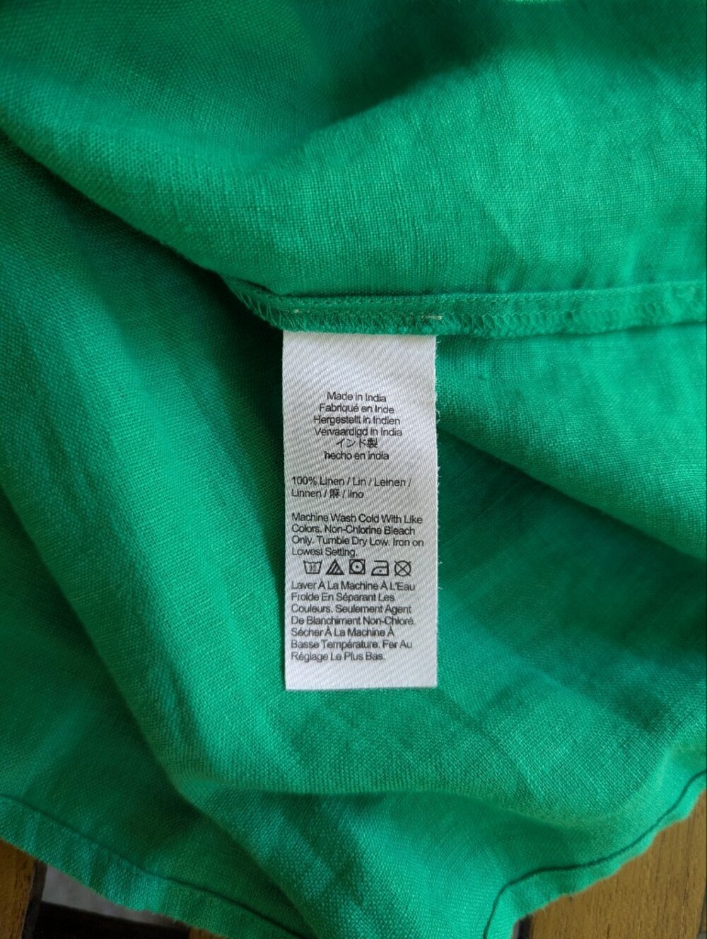 J. Crew Fleur Ruffle Linen Top - Picture 5 of 6